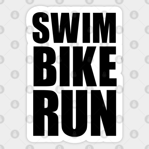 SWIM BIKE RUN TRIATHLON KONA Sticker by ndnc